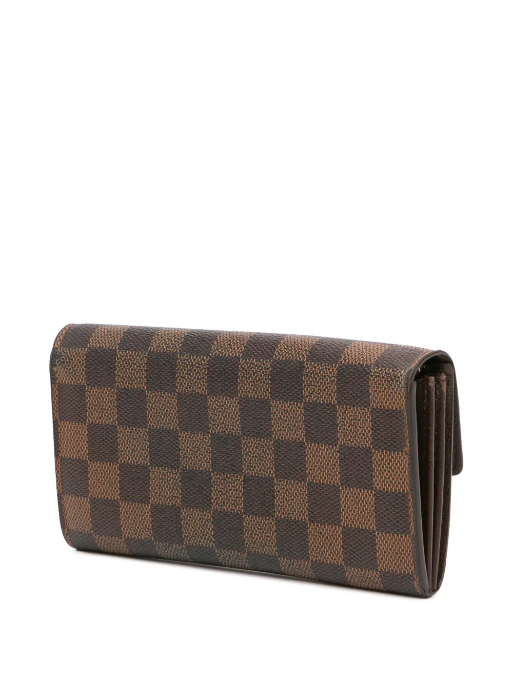 Louis Vuitton Pre-Owned 2005 Damier Ebene Sarah Wallet long wallets | Image 2