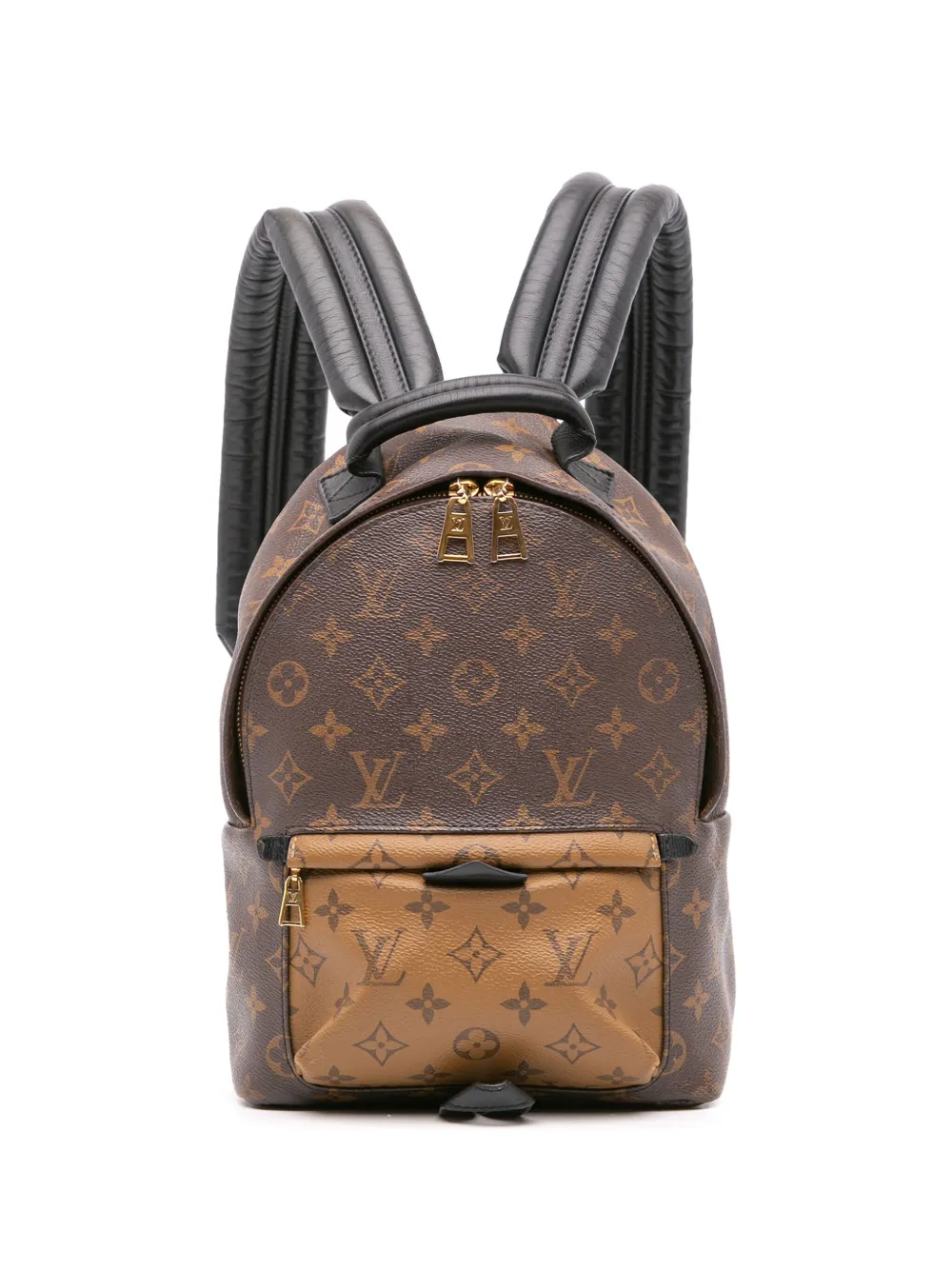 Louis Vuitton Pre-Owned 2019 モノグラム リバースパームスプリングス PM バックパック - ブラウン Louis Vuitton Pre-Owned 2019 モノグラム リバースパームスプリングス PM バックパック - ブラウン
