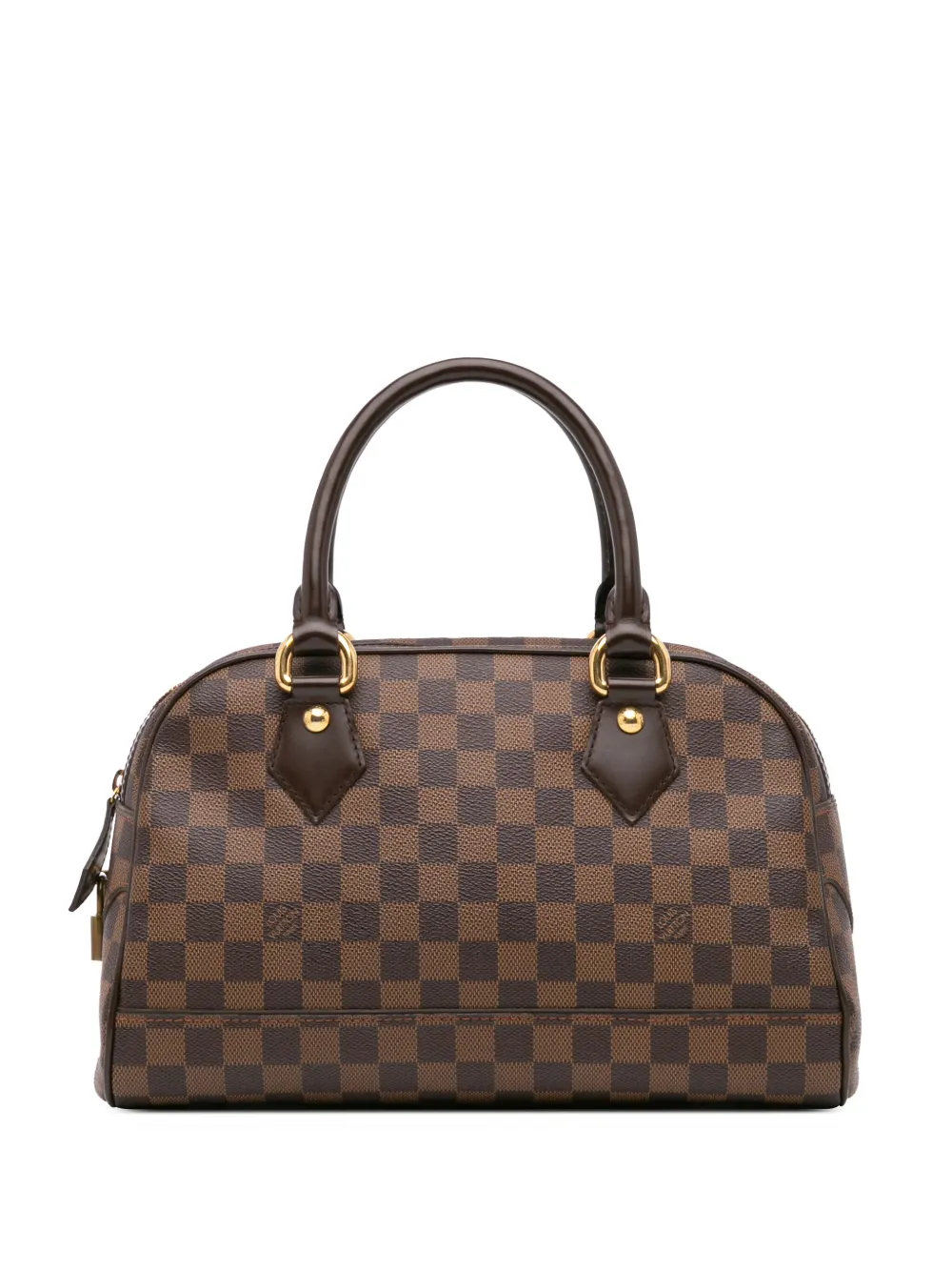 Louis Vuitton Pre-Owned 2008 ダミエ エベヌ ドゥオモ ハンドバッグ - ブラウン Louis Vuitton Pre-Owned 2008 ダミエ エベヌ ドゥオモ ハンドバッグ - ブラウン