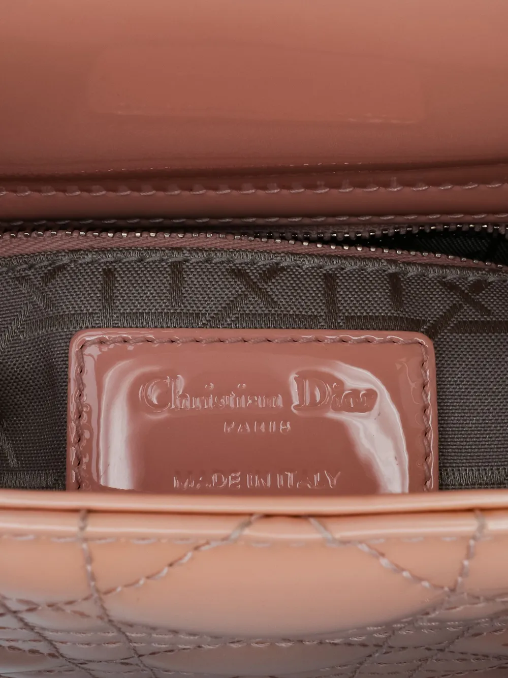 Christian Dior Pre-Owned 2016 パテント カナージュ レディ