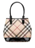Burberry Pre-Owned 2000-2017 Supernova Check Coated Canvas tote bag - Brown