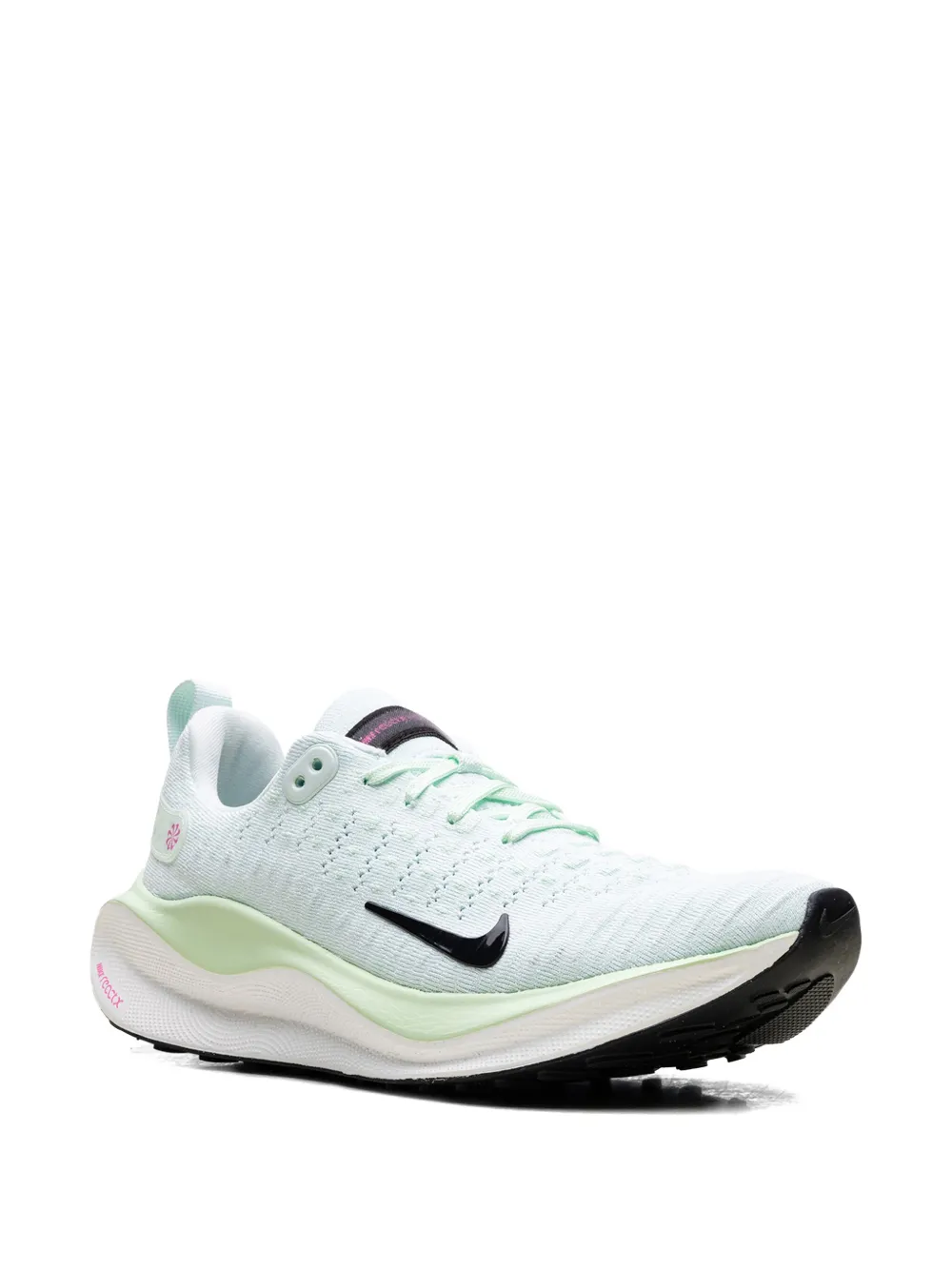 Nike ReactX Infinity Run "Barely Green Vapor Green Playful Pink Black" sneakers
