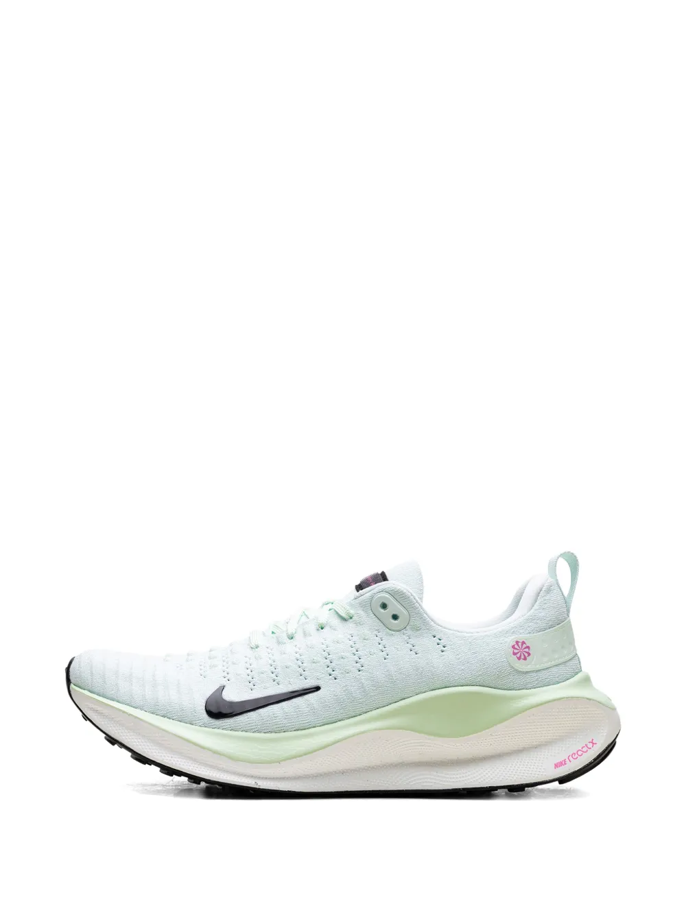 Nike ReactX Infinity Run "Barely Green Vapor Green Playful Pink Black" sneakers