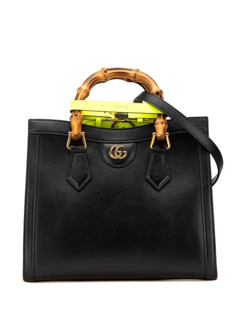 Gucci Pre-Owned 2016-2024 Small Leather Bamboo Diana satchel