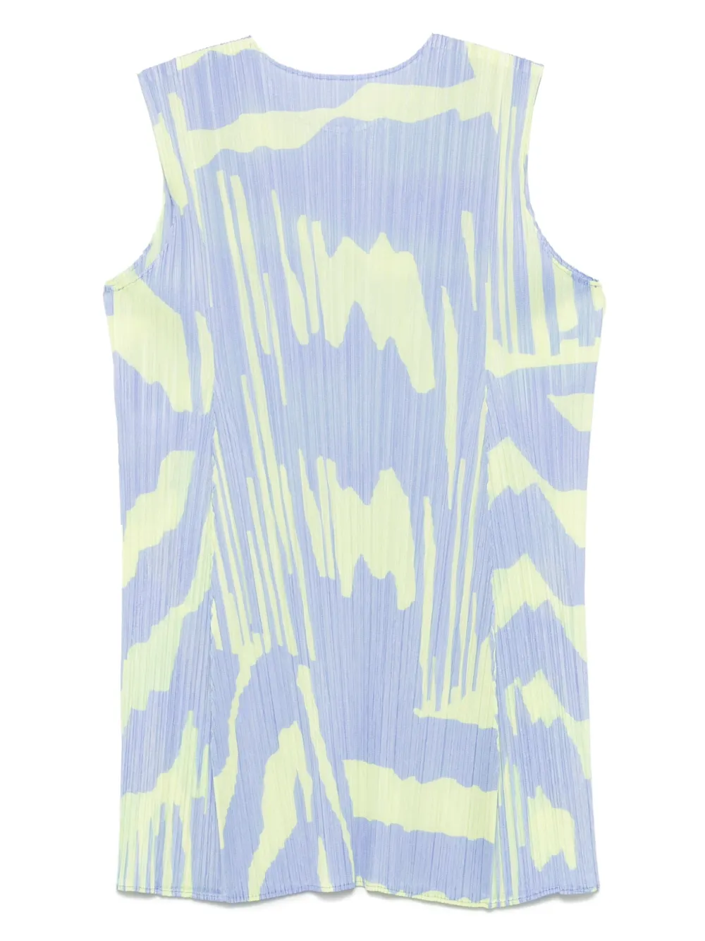 Pleats Please Issey Miyake Refraction mini dress - Blauw
