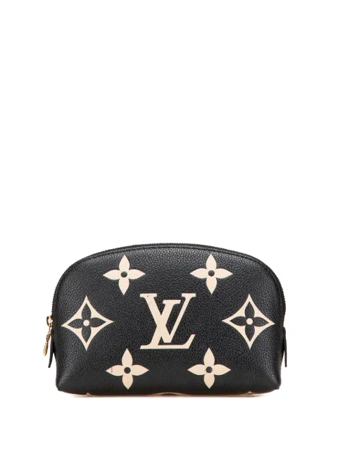 Louis Vuitton Pre-Owned 2021-2024 zweifarbige Monogram Empreinte Giant Kosmetiktasche