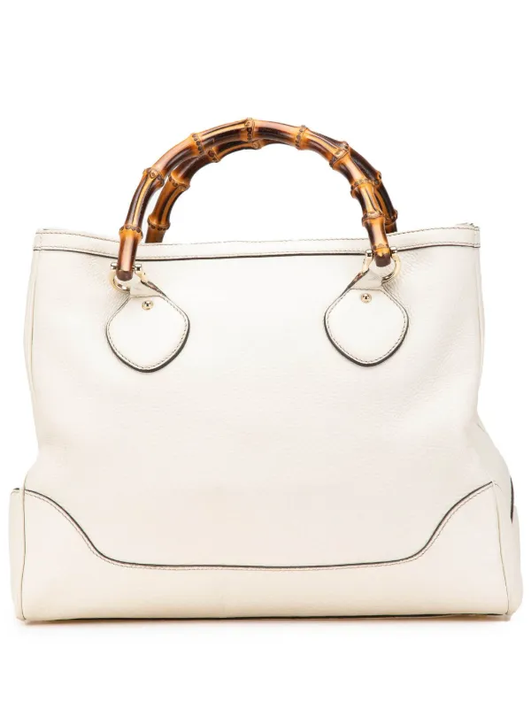 Gucci Pre-Owned 2000-2015 Medium Leather Bamboo Diana Tote