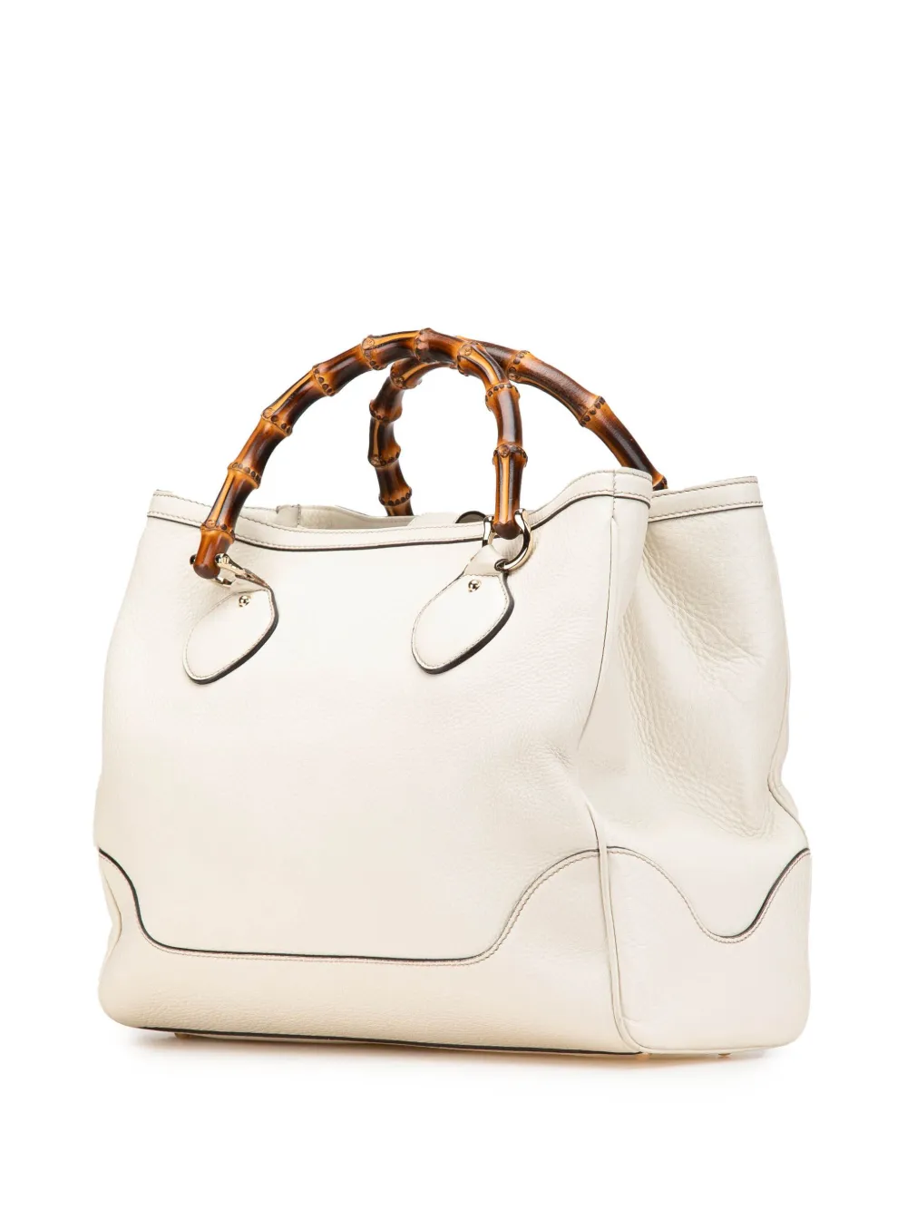 Gucci Pre-Owned 2000-2015 Medium Leather Bamboo Diana tote bag | Pre-Owned | Image 2