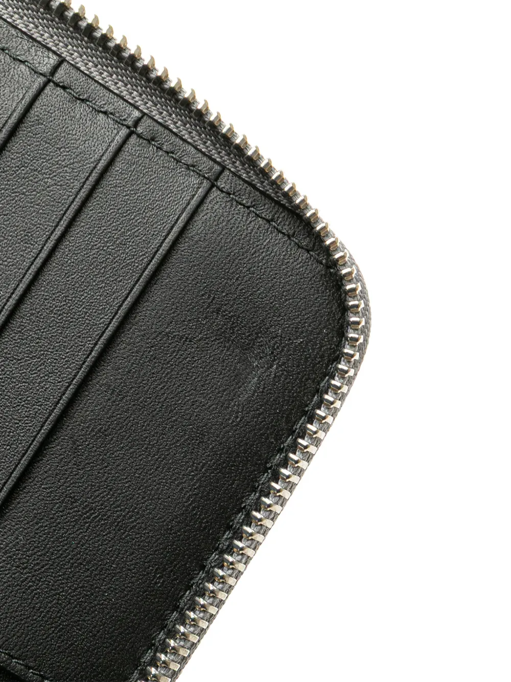 Pre-owned Loewe 2022 Puzzle Edge Zipped Open Wallet Long Wallets In Gray