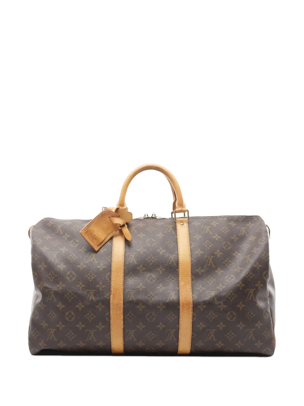 Louis Vuitton Pre-Owned 1994 モノグラム キーポル 50 ボストンバッグ - ブラウン Louis Vuitton Pre-Owned 1994 モノグラム キーポル 50 ボストンバッグ - ブラウン
