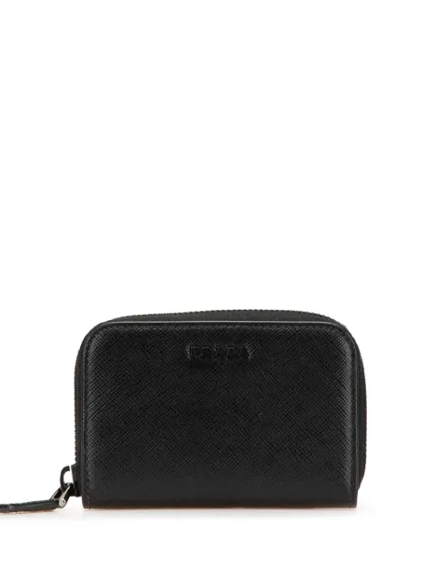 Prada Pre-Owned 2000-2024 Saffiano Zip coin pouch