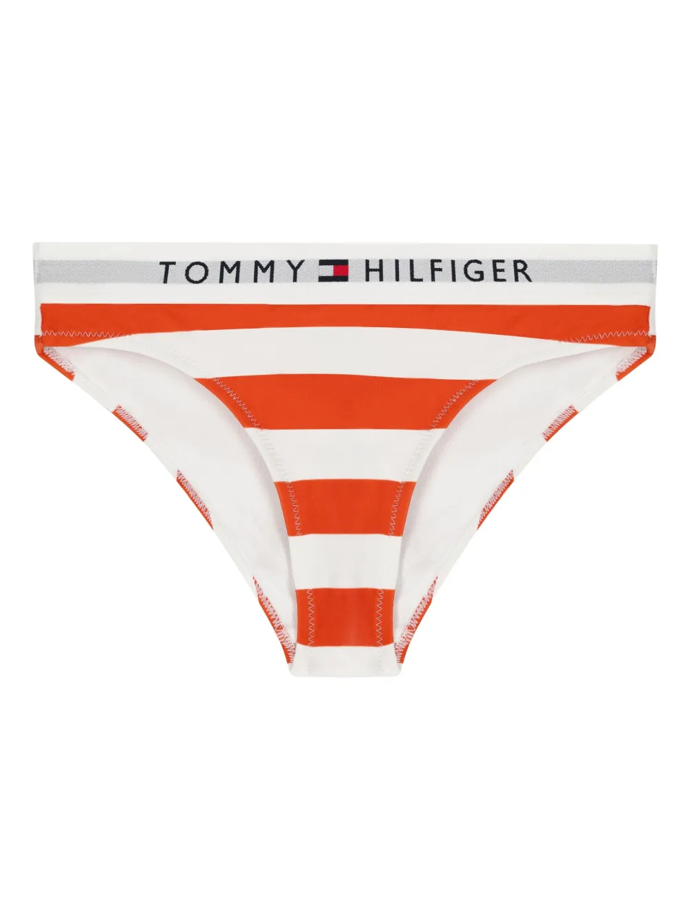 Tommy Hilfiger Junior Gestreepte bikini Oranje