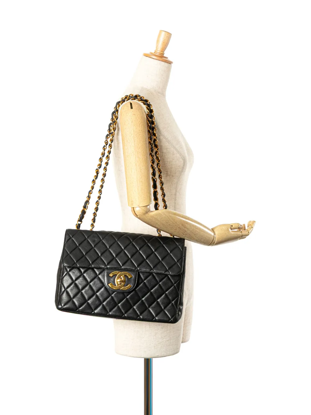 CHANEL Pre-Owned 1996-1997 Jumbo XL Classic Lambskin Single Flap shoulder bag | Pre-Owned | Image 2