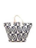 Hermès Pre-Owned 1990-2010 Canvas Chain D Ancre Beach tote bag - White