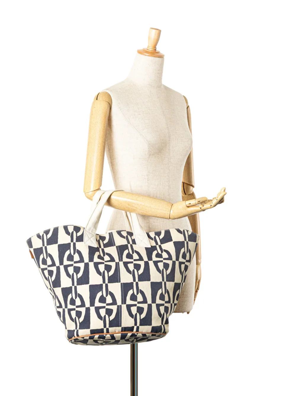 Hermès Pre-Owned 1990-2010 Canvas Chain D Ancre Beach tote bag | Pre-Owned | Image 2