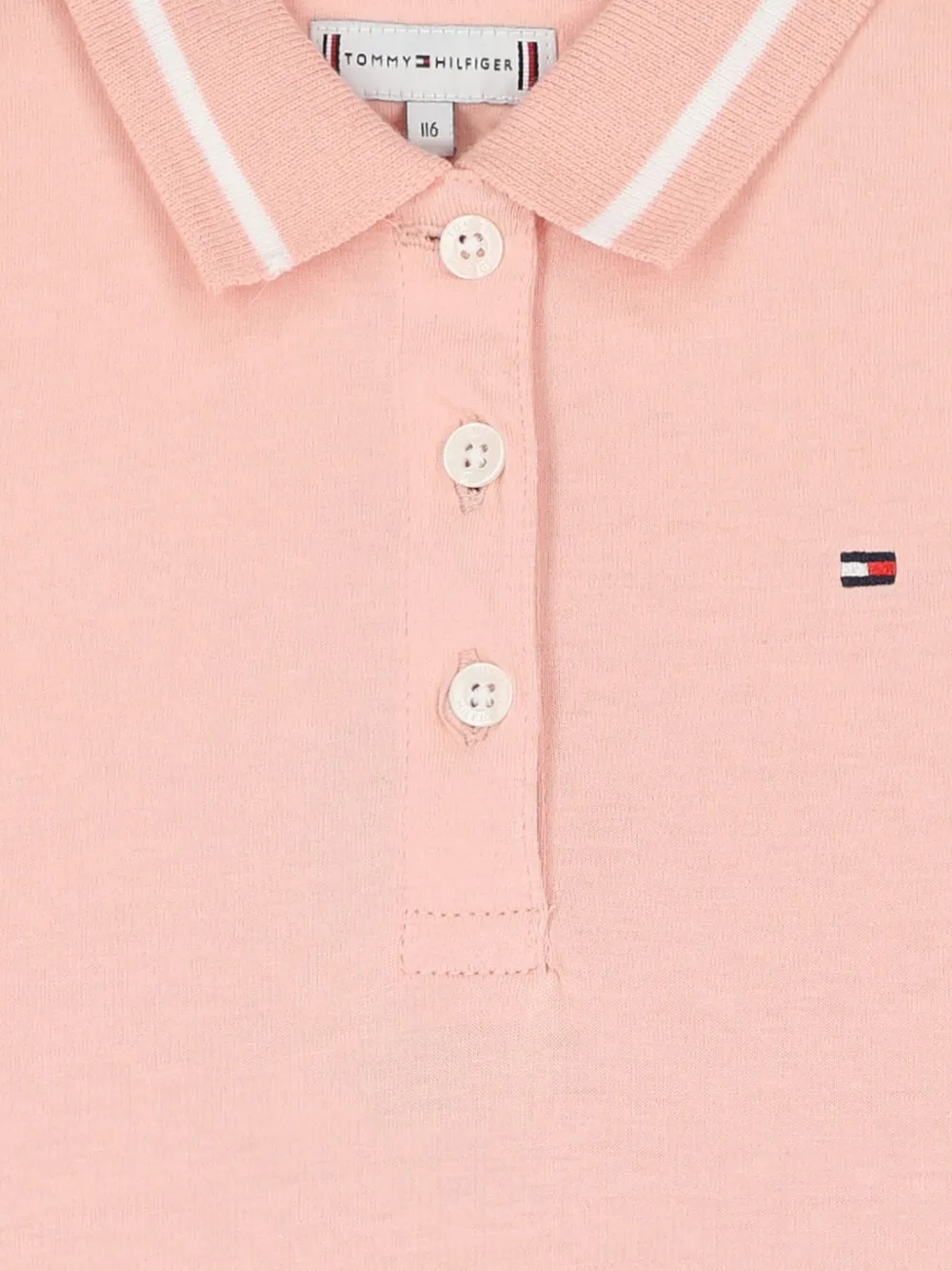 TOMMY HILFIGER JUNIOR POLO-COLLAR SLEEVELESS DRESS