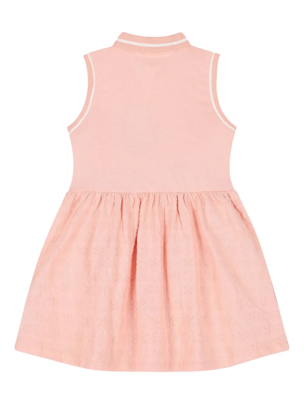 TOMMY HILFIGER JUNIOR POLO-COLLAR SLEEVELESS DRESS