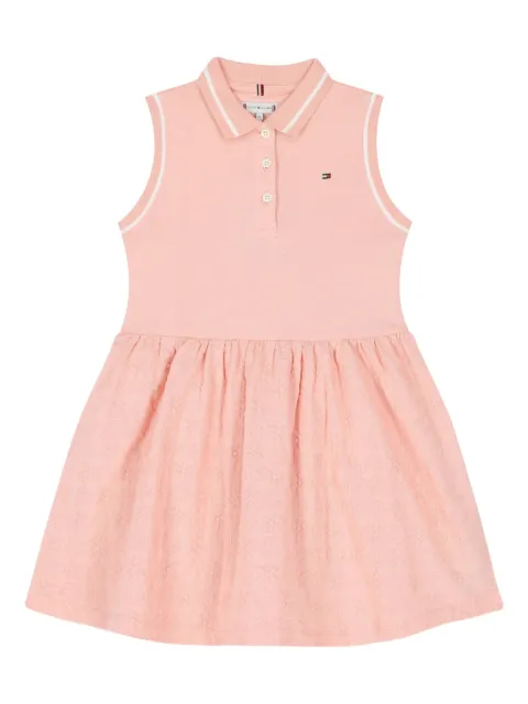 Tommy Hilfiger Junior polo-collar sleeveless dress