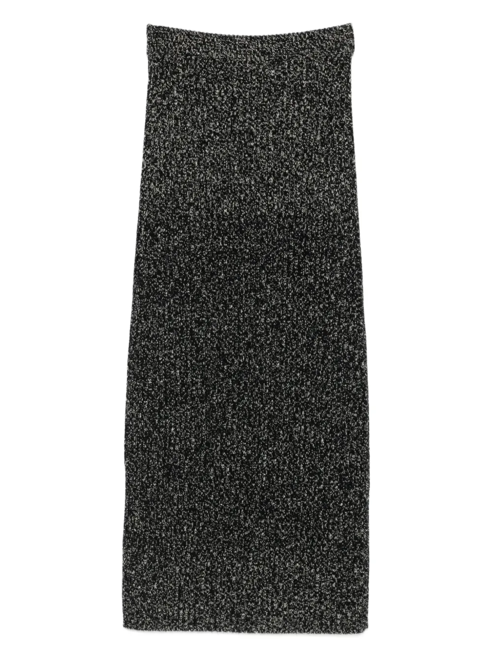 Max Mara ribbed lurex-effect skirt | Black | Image 1