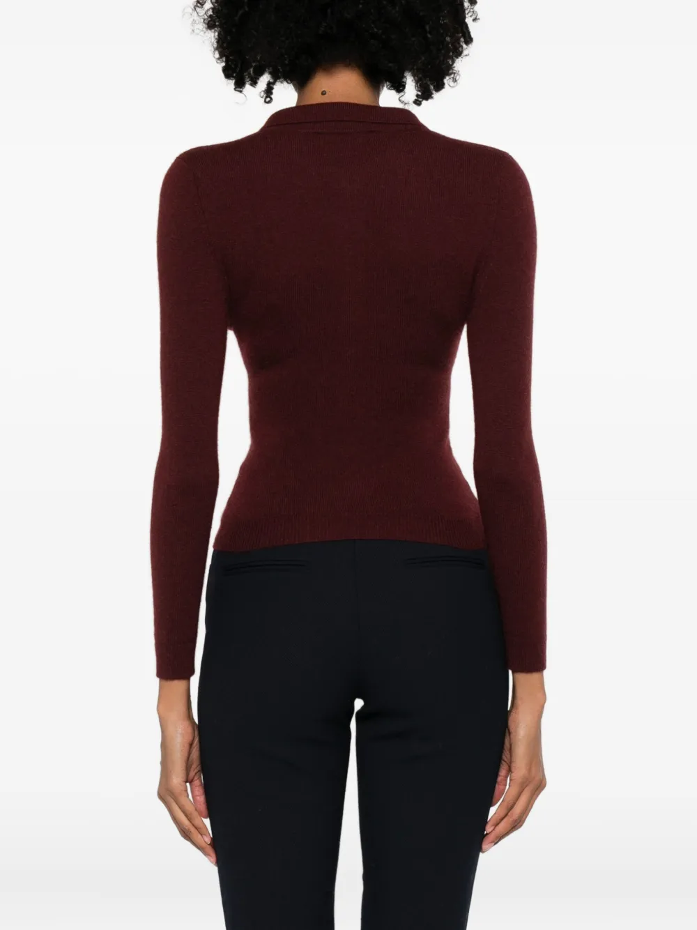 Shushu-tong Button-up Knit Cardigan In Red