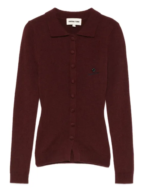 SHUSHU/TONG button-up knit cardigan