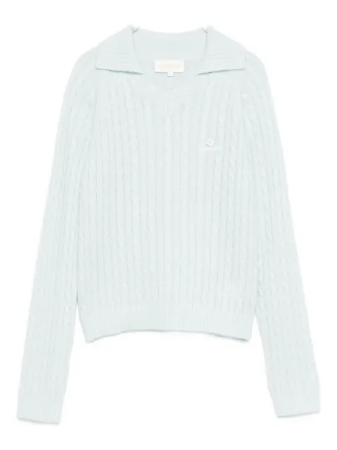 SHUSHU/TONG cable-knit top
