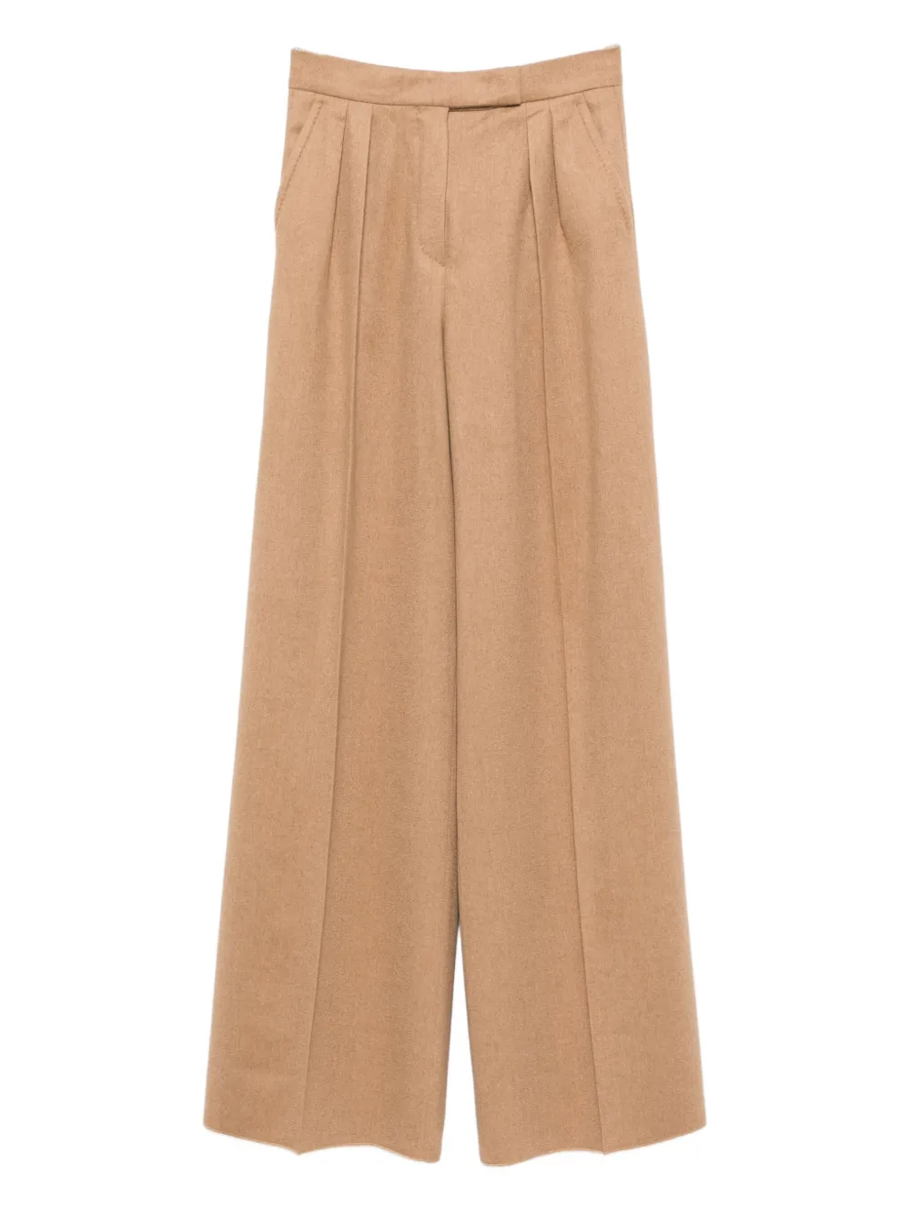 Max Mara Ori Wide-leg Trousers In Neutral