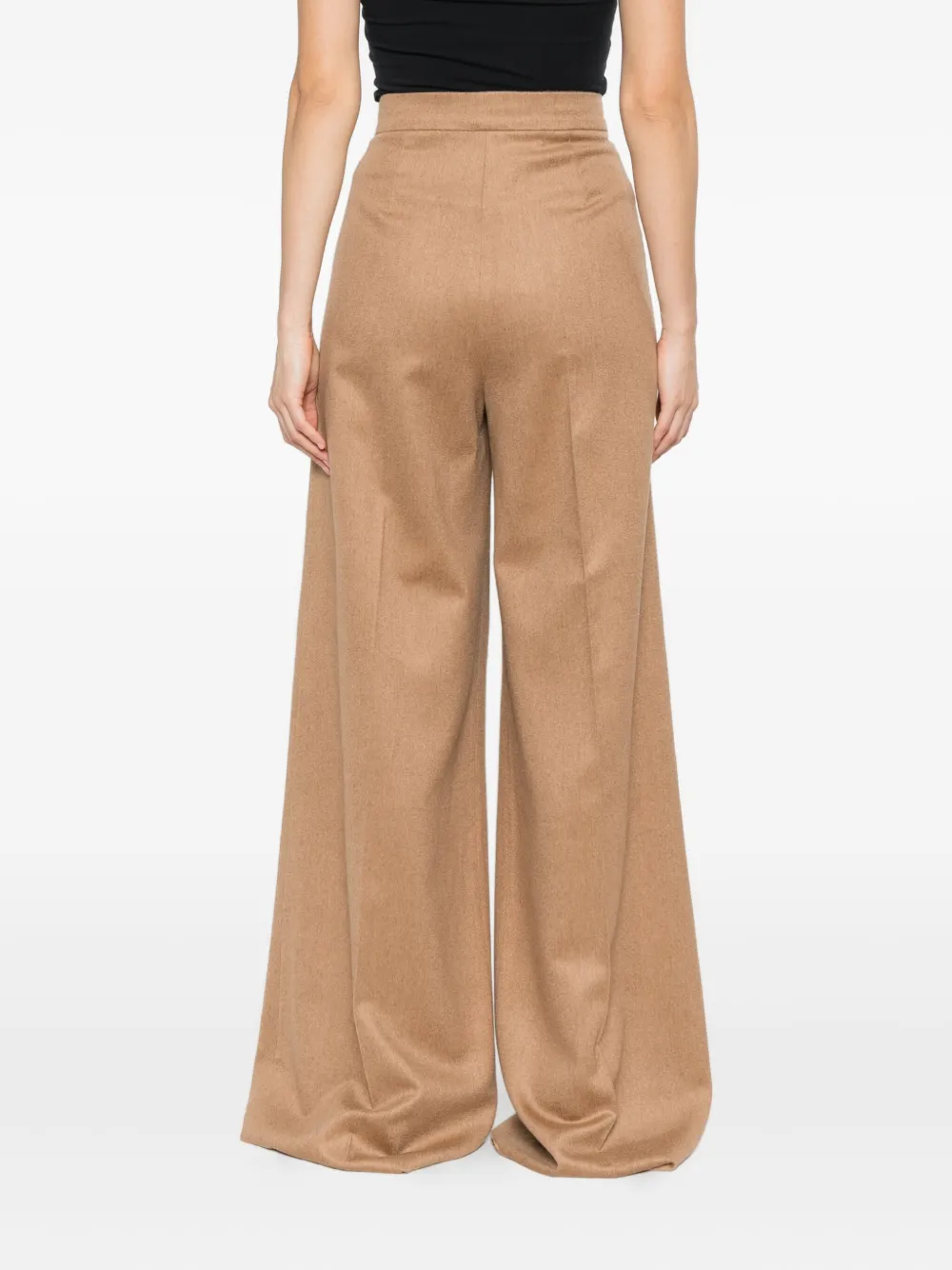 Max Mara Ori wide-leg trousers Beige