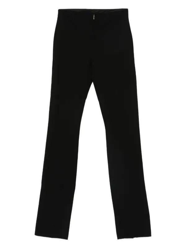 Sportmax Straight-leg Knitted Trousers in Black
