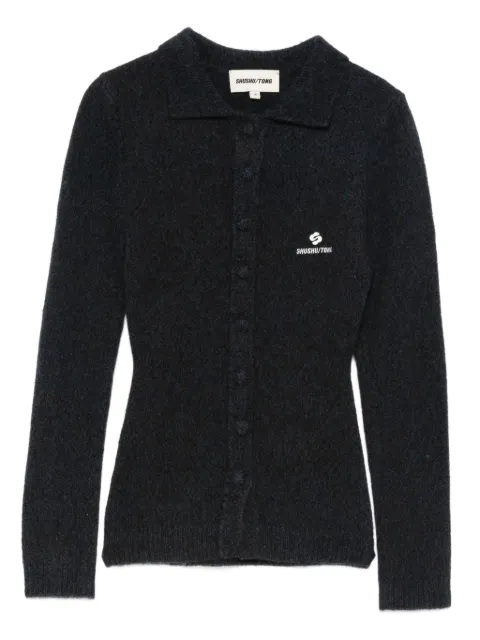 SHUSHU/TONG logo-detail cardigan