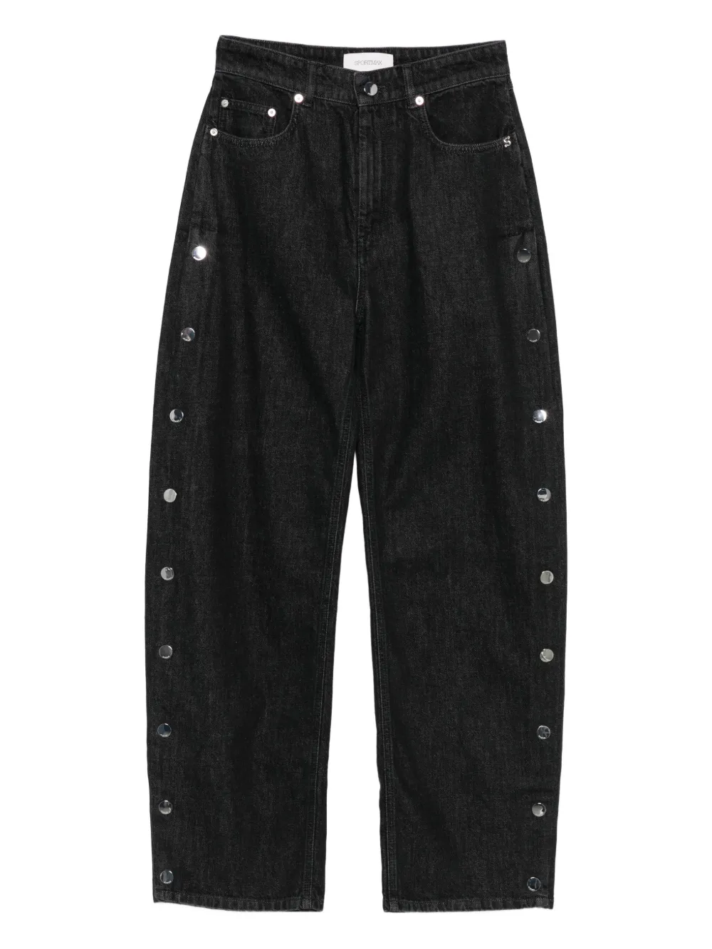 Sportmax Galante side-button jeans | Black | Image 1