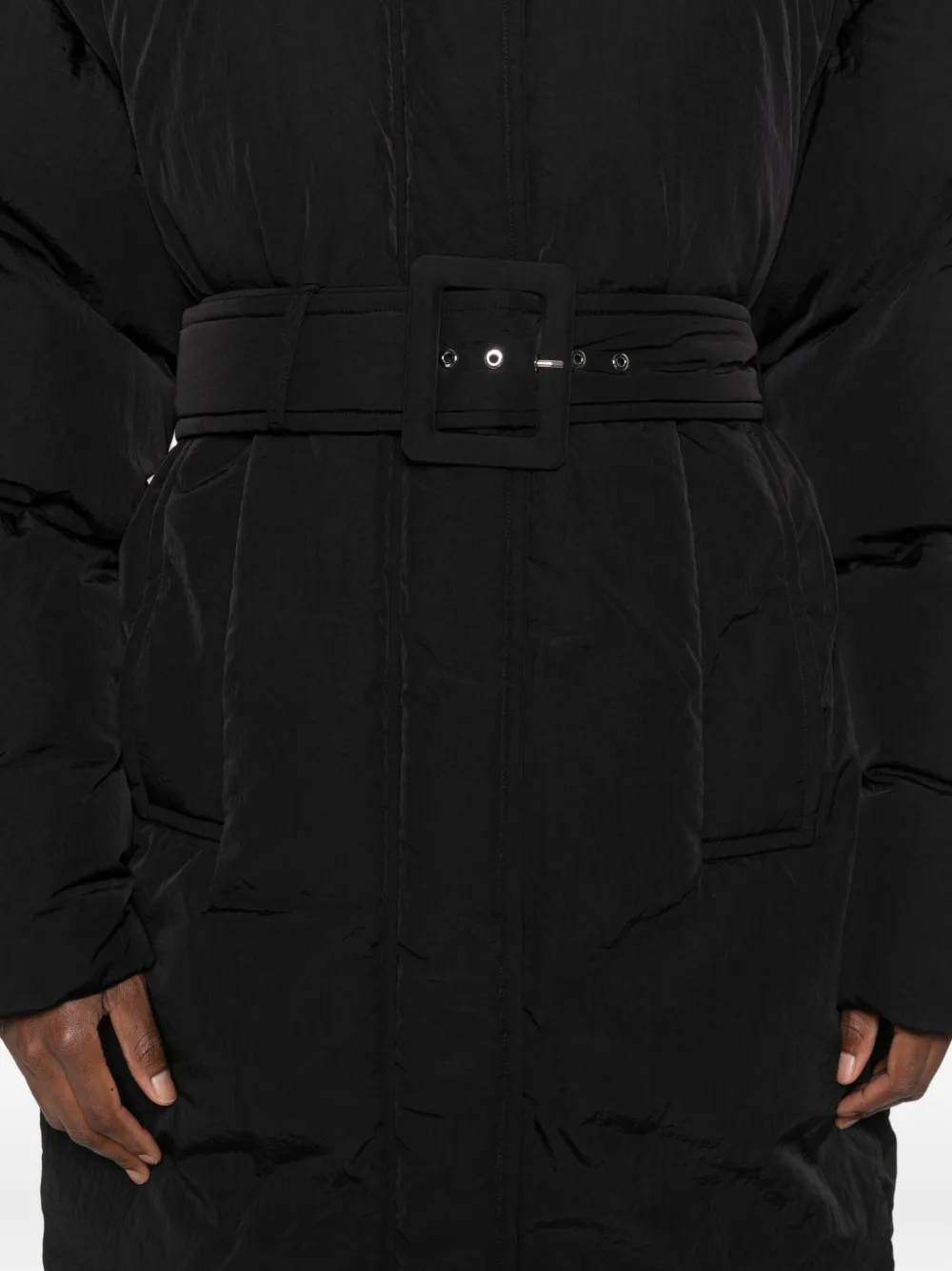 Sportmax Gewatteerde parka Zwart