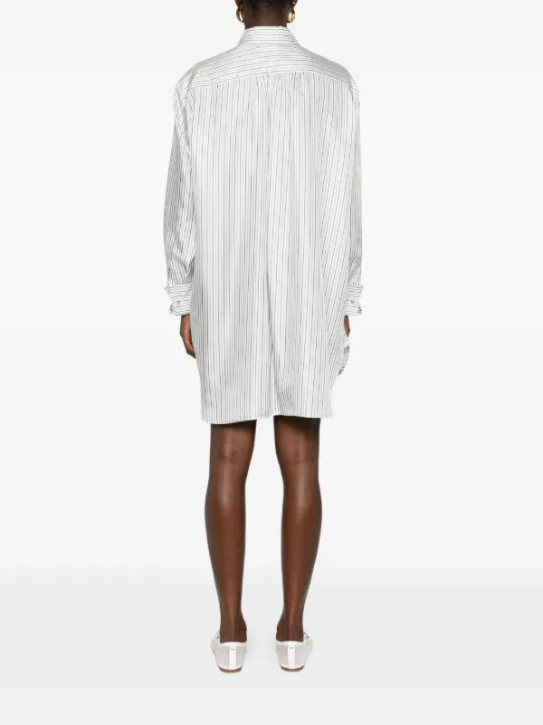 max mara silk shirt dress Weekend Max Mara | Woman - Silk shirt dress - Dark Green