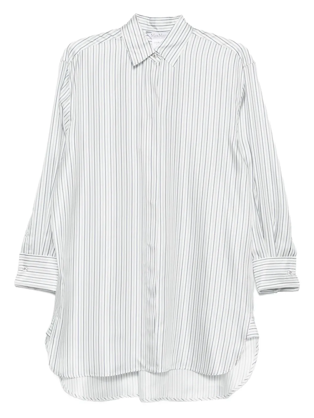 Max Mara Monviso zijden mini-jurk Wit