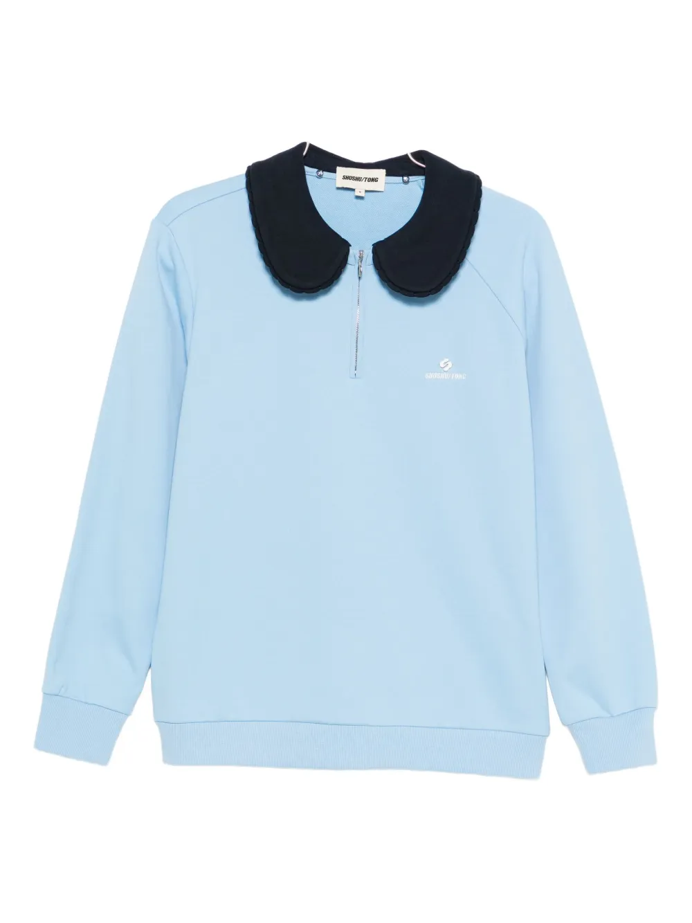 SHUSHU/TONG cotton sweatshirt | Blue | Image 1