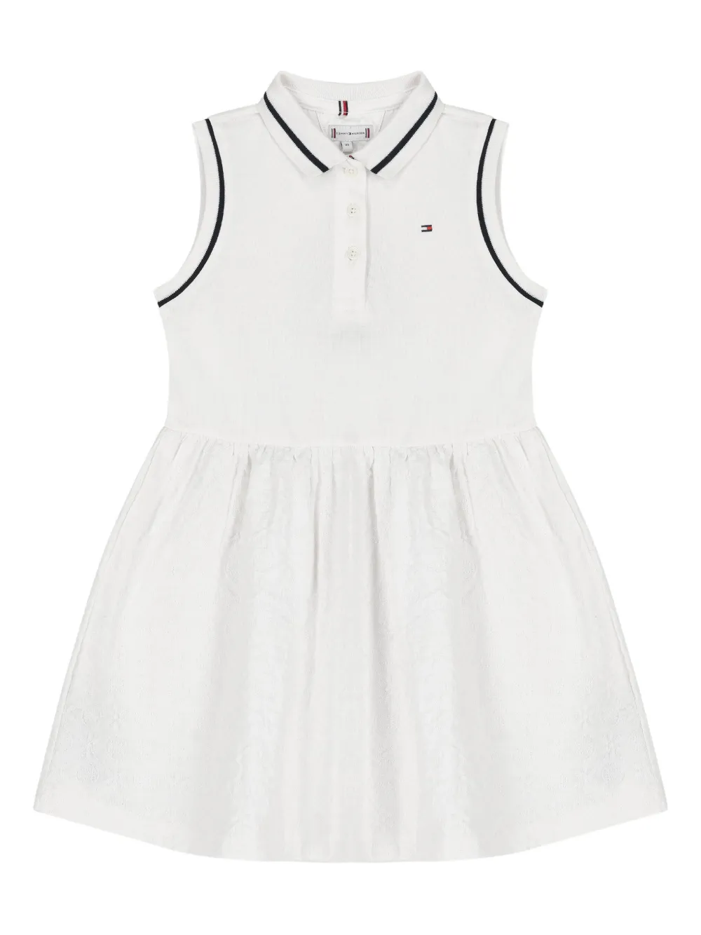 Tommy Hilfiger Junior Kids' Polo-collar Skater Dress