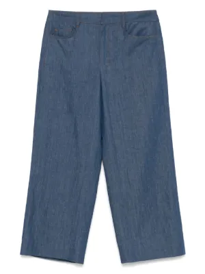 パンツ S Max Mara S Max Mara Trousers Blue S Max Mara Denim Woman | Max Mara