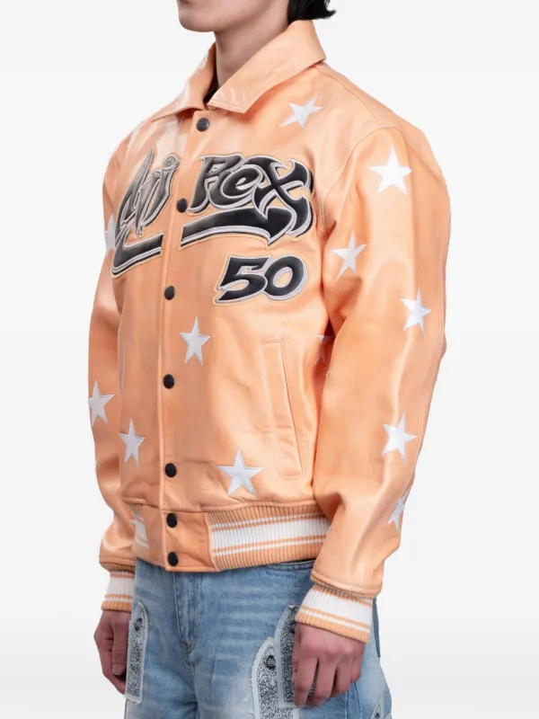 HELLSTAR Avirex All Star Jacket | Orange | FARFETCH CA