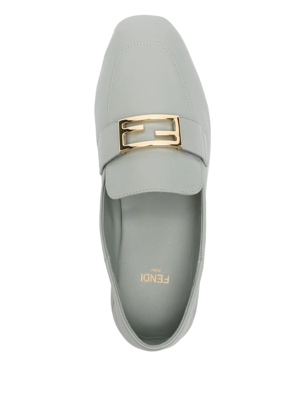 FENDI Baguette loafers Grey