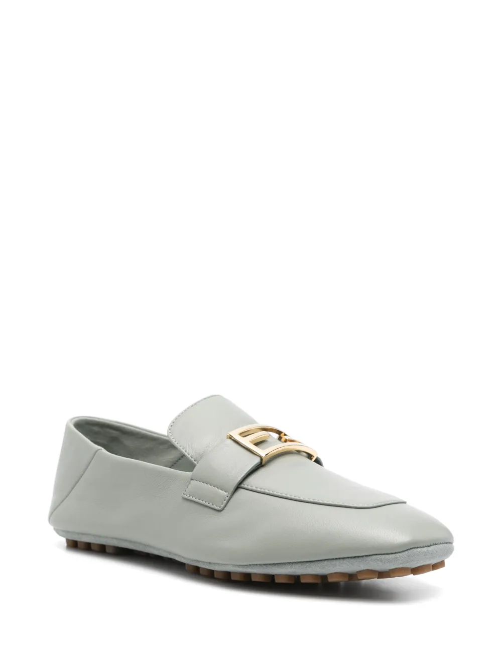 FENDI Baguette loafers Grey