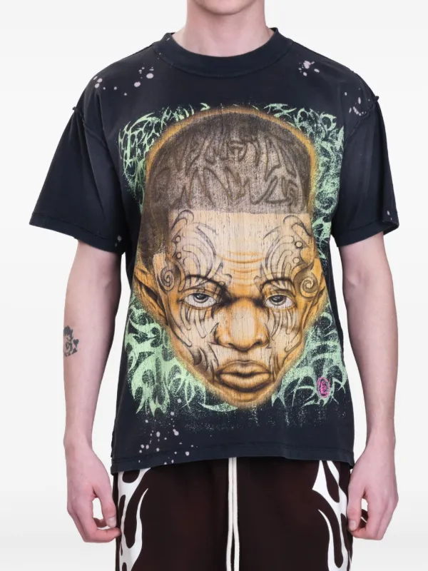 トップス Hellstar New Testament T-Shirt HELLSTAR New Testament T-shirt | Black | FARFETCH
