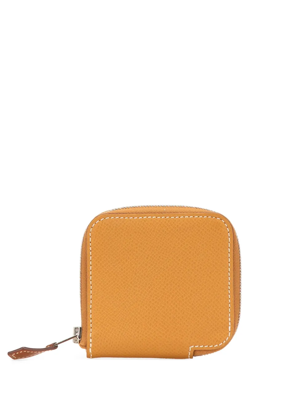 Hermès Pre-Owned 2020 ミニ エプソン シルク イン チェンジ パース コインケース - ブラウン Hermès Pre-Owned 2020 ミニ エプソン シルク イン チェンジ パース コインケース - ブラウン