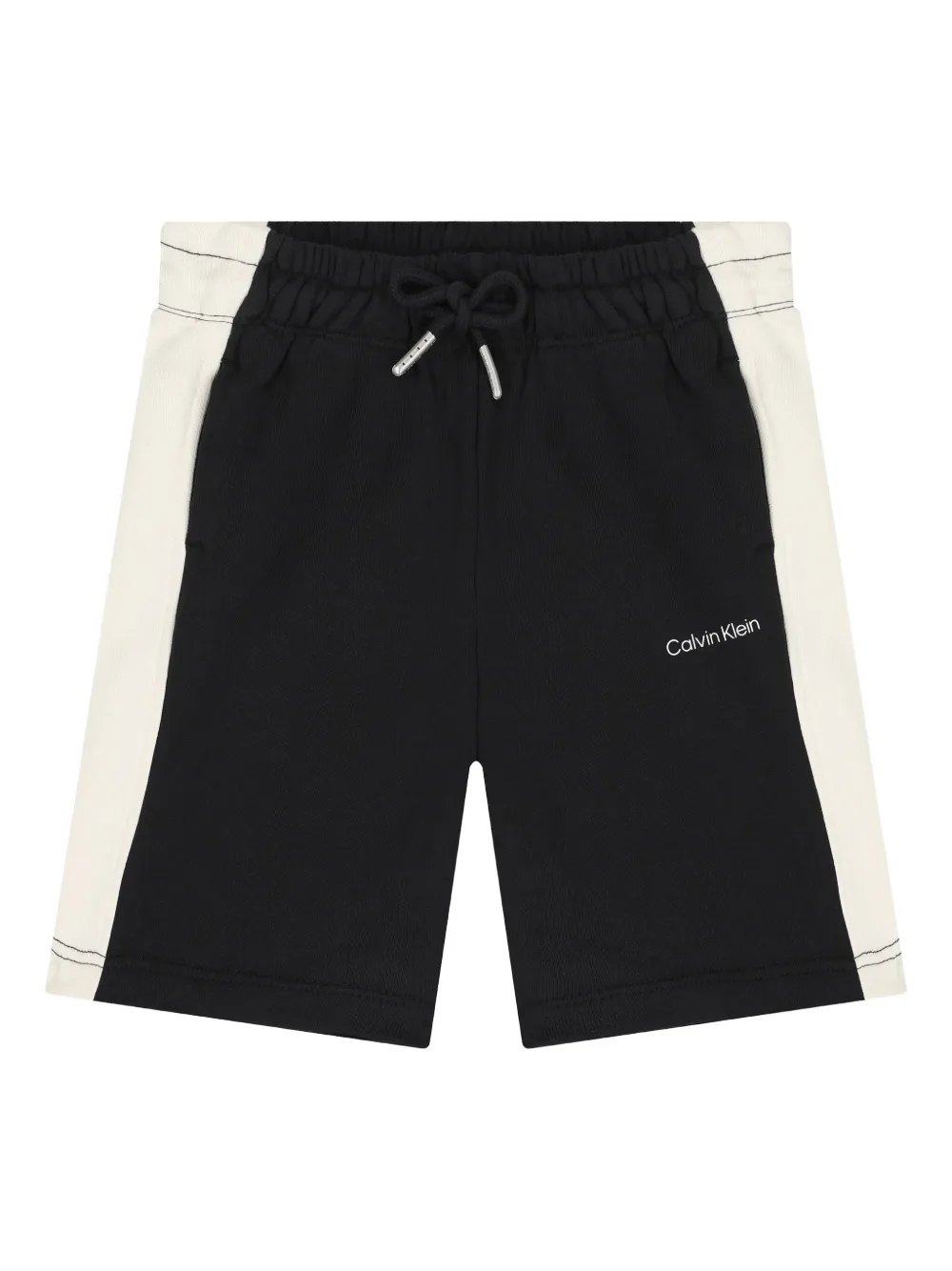 Calvin Klein Kids Shorts met logoprint Zwart