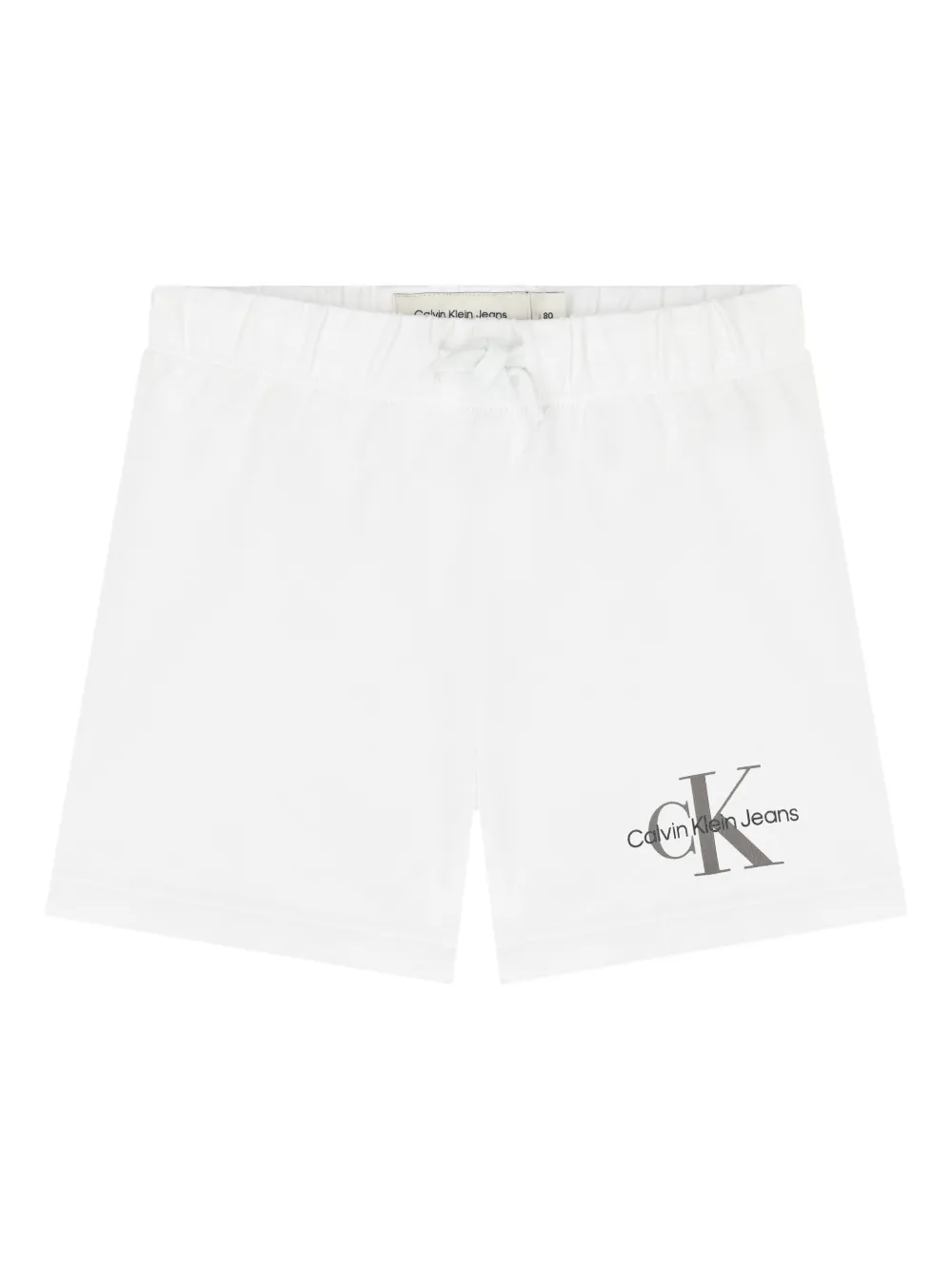 Calvin Klein Kids Shorts met logoprint Wit