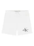 Calvin Klein Kids logo-print shorts - White