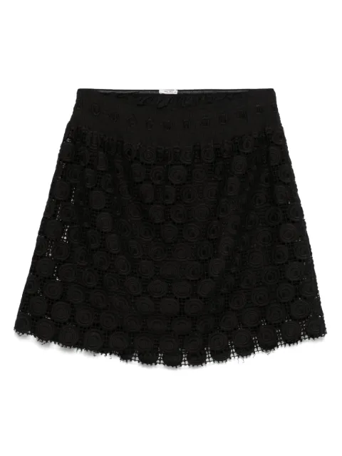 Miu Miu Pre-Owned 2000s broderie-anglaise mini skirt