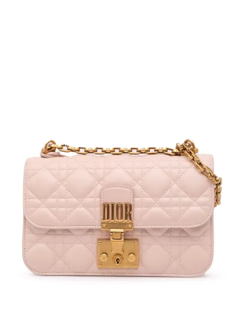 Christian Dior Pre-Owned 2017 Small Lambskin Cannage DiorAddict Flap shoulder bag