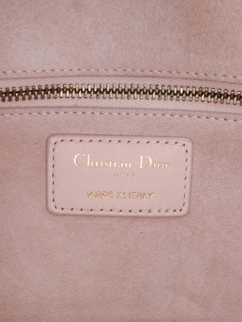 Pre-owned Dior 2017 Small Lambskin Cannage Addict Flap Shoulder Bag