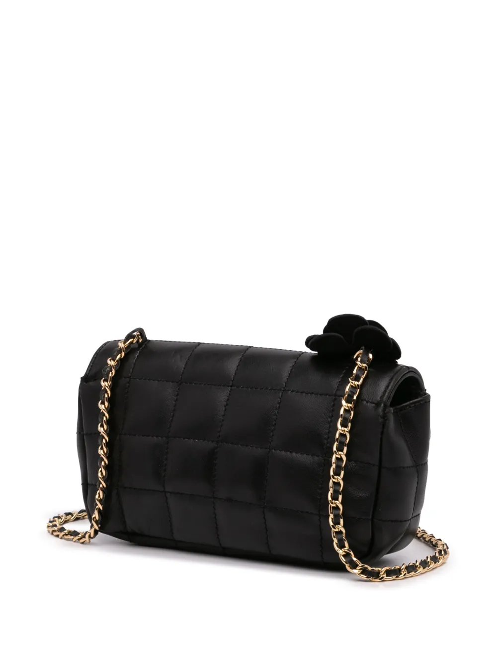 CHANEL Pre-Owned 2008-2009 Extra Mini Camellia Choco Bar Lambskin Flap crossbody bag | Pre-Owned | Image 2