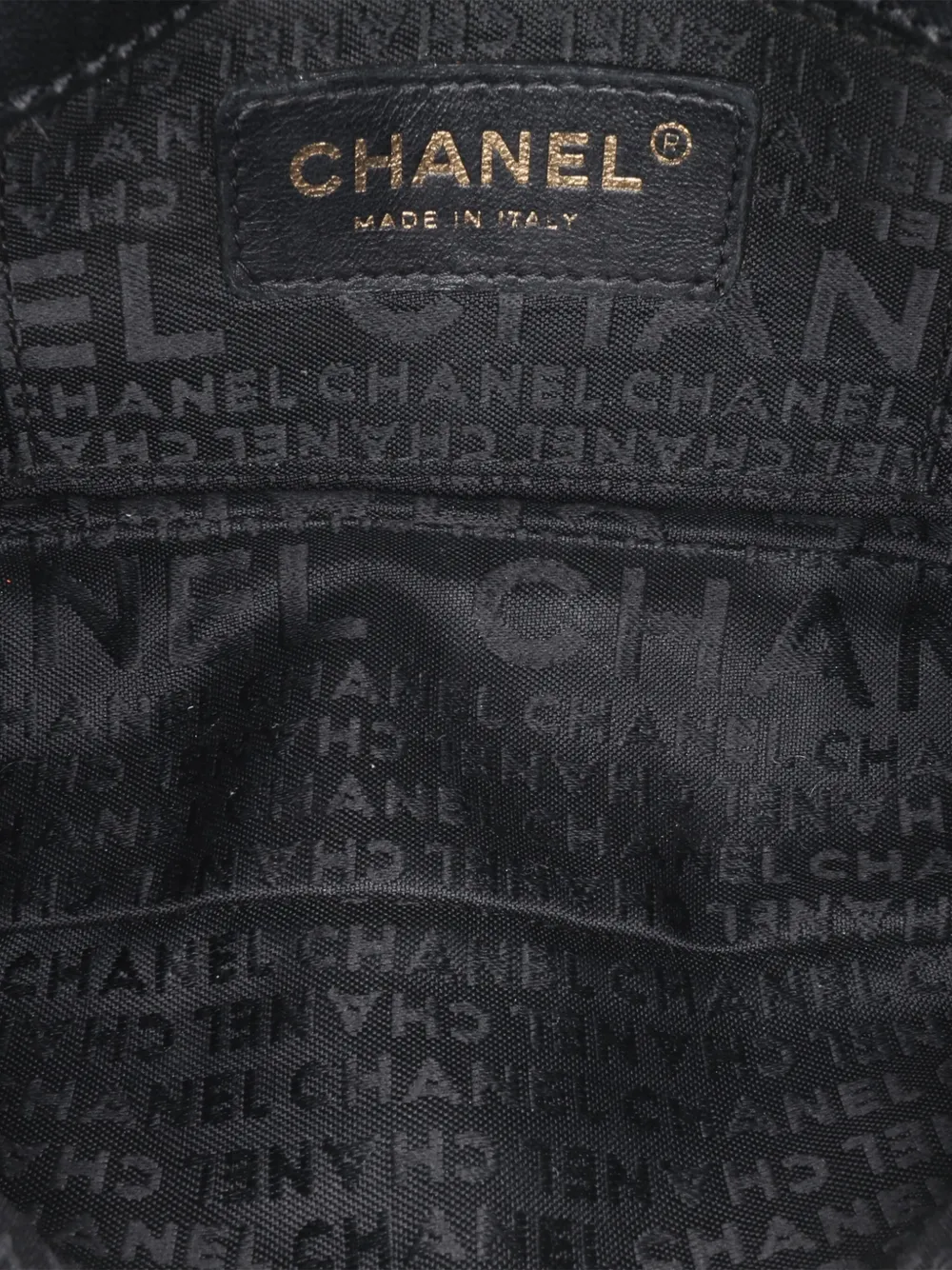 Pre-owned Chanel 2008-2009 Extra Mini Camellia Choco Bar Lambskin Flap Crossbody Bag